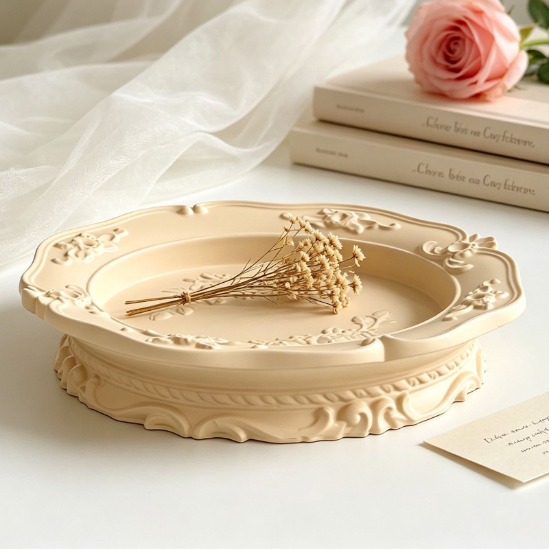 Melt Pour Soap Base - Elegante Molde de Silicona de Encaje