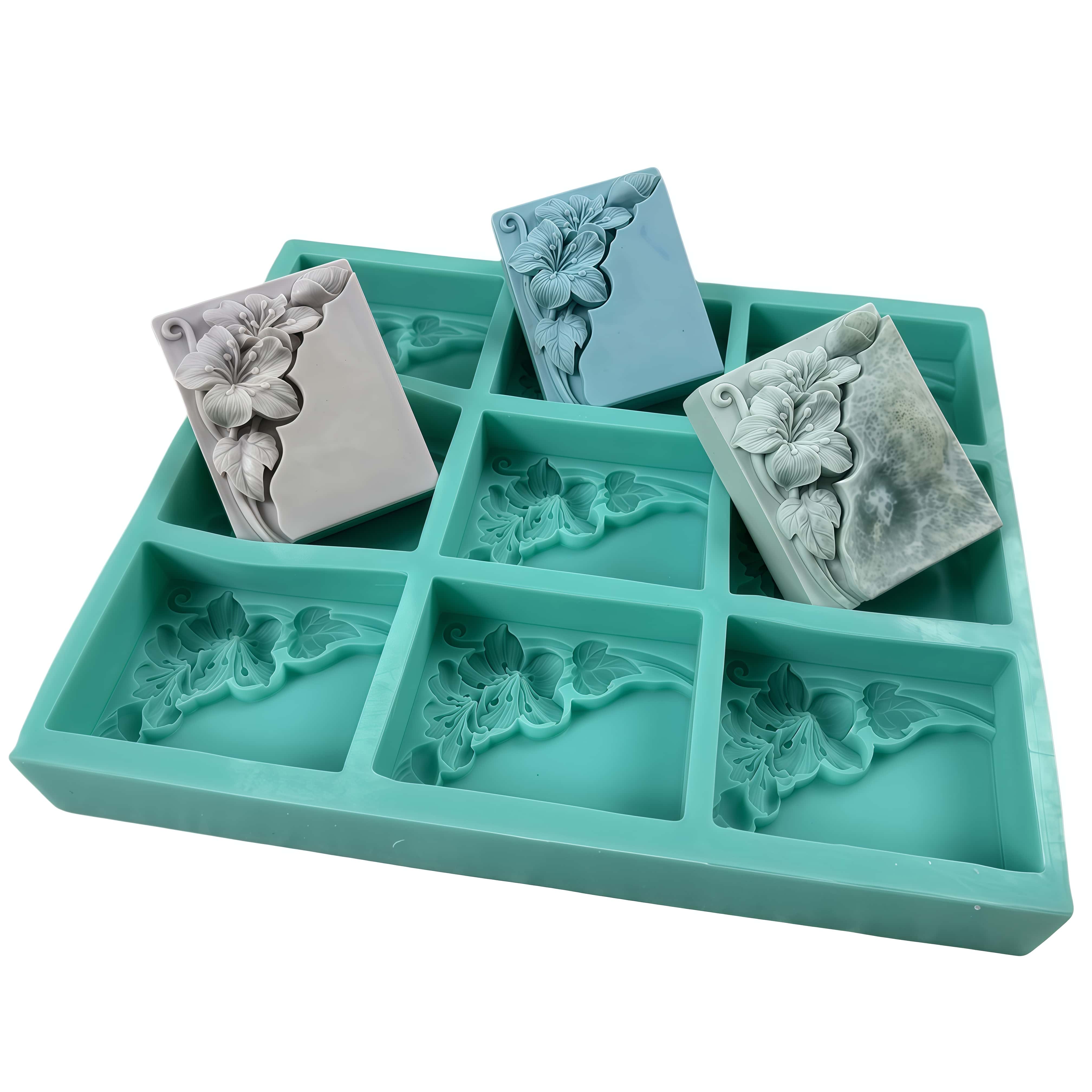 Soap Making Activity - Molde de jabón de flores de