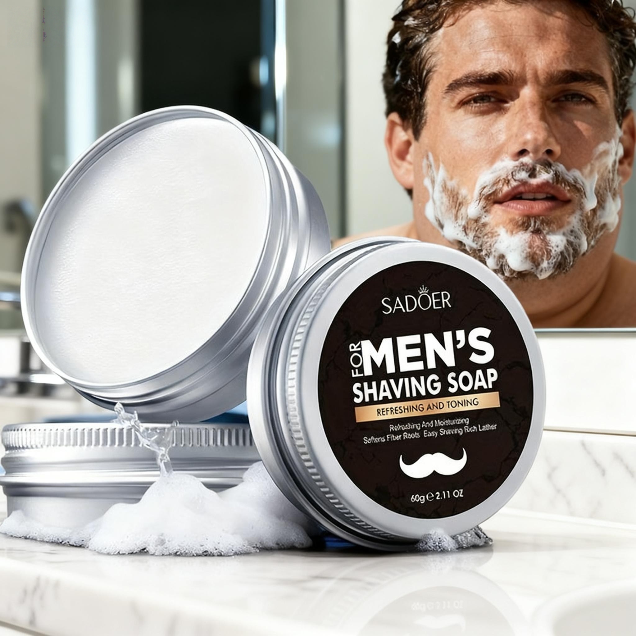 Soap Making Easy - Jabón de Afeitar para Hombre, con