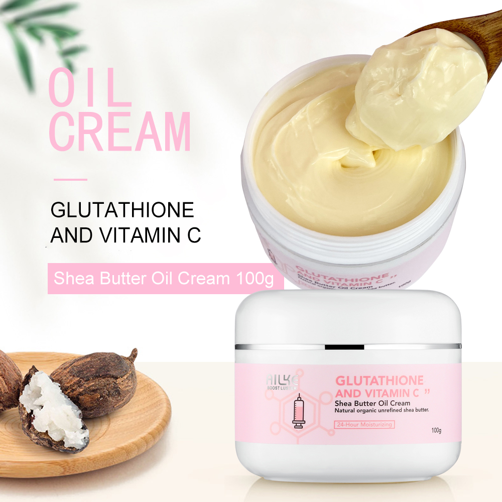 Shea Butter Raw - AILKE Crema blanqueadora y aclaradora, adecuada