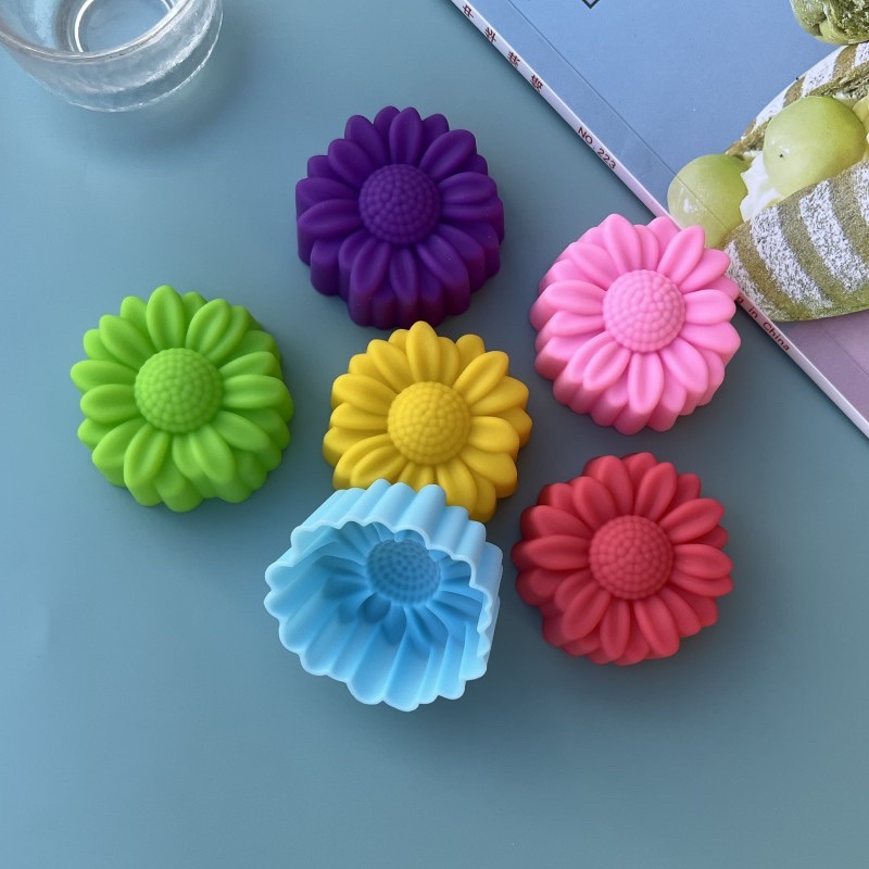 Melt Pour Soap Base - Juego de 6 moldes de silicona