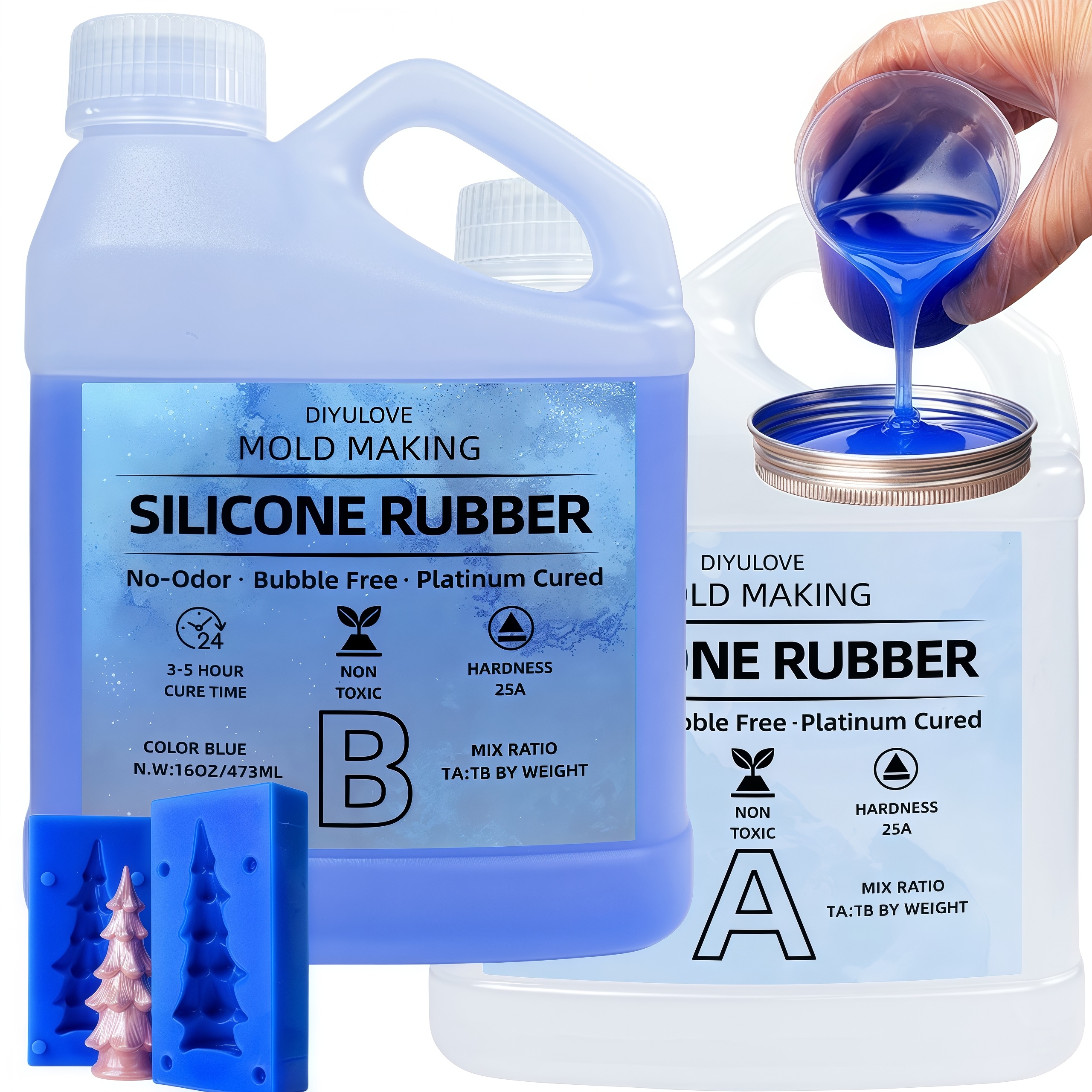 Soap Making Easy - Caucho de silicona de alto rendimiento