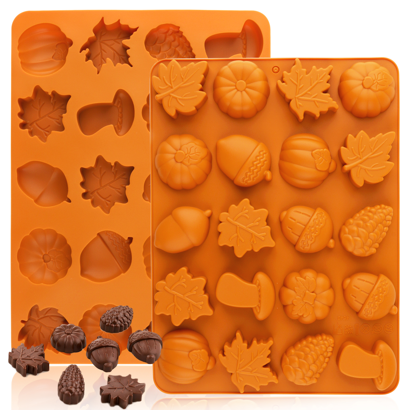 Melt Pour Soap Base - Molde de silicona Harvest con varias