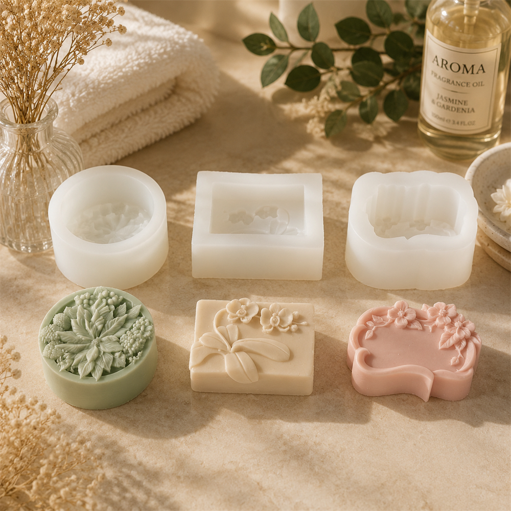 Soap Making Activity - Molde de silicona para jabón con