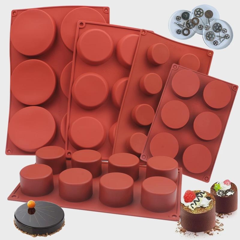 Soap Making Easy - Molde Redondo de Silicona para Jabón,