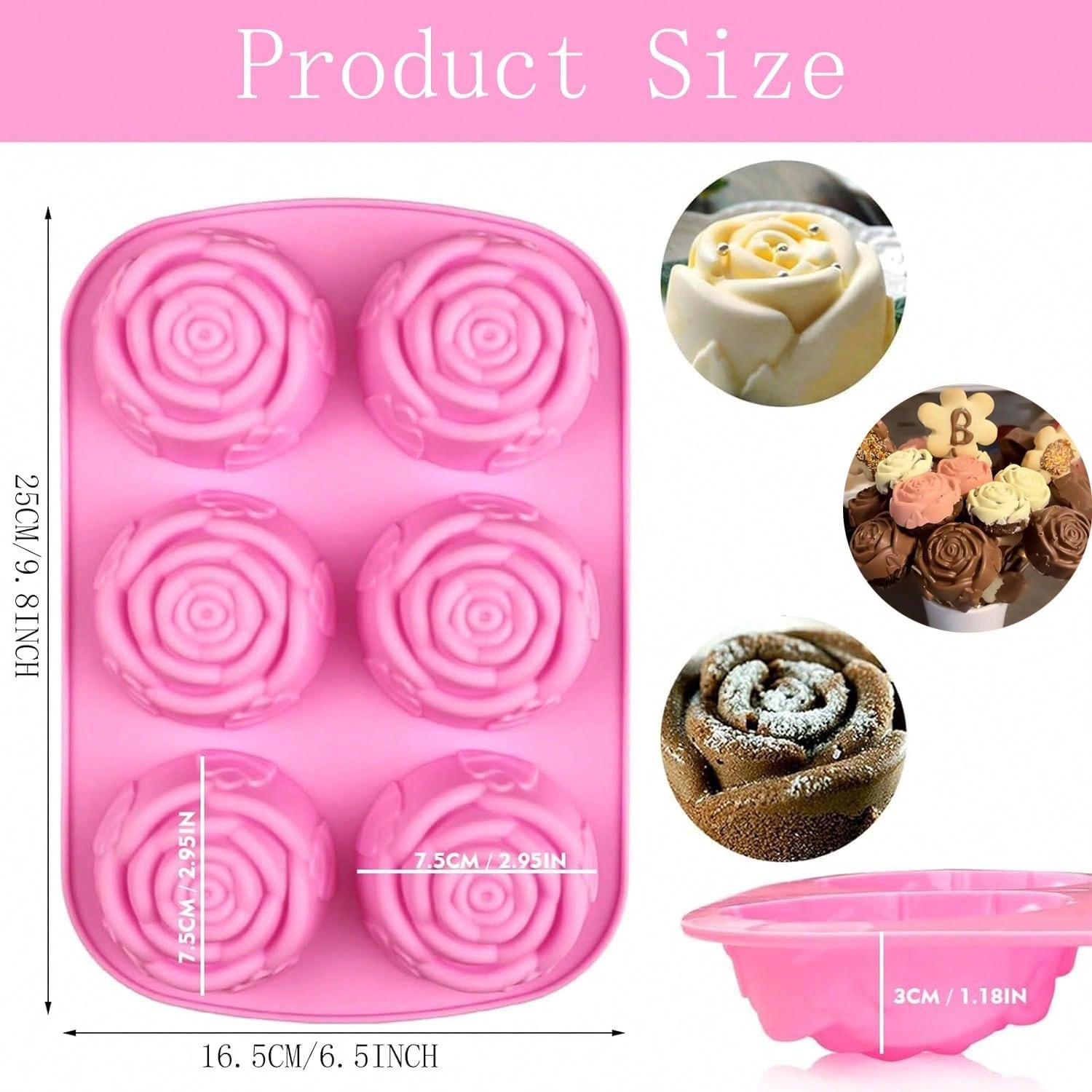 BAKER DEPOT Molde de silicona  - Melt Pour Soap Base reseña y precio
