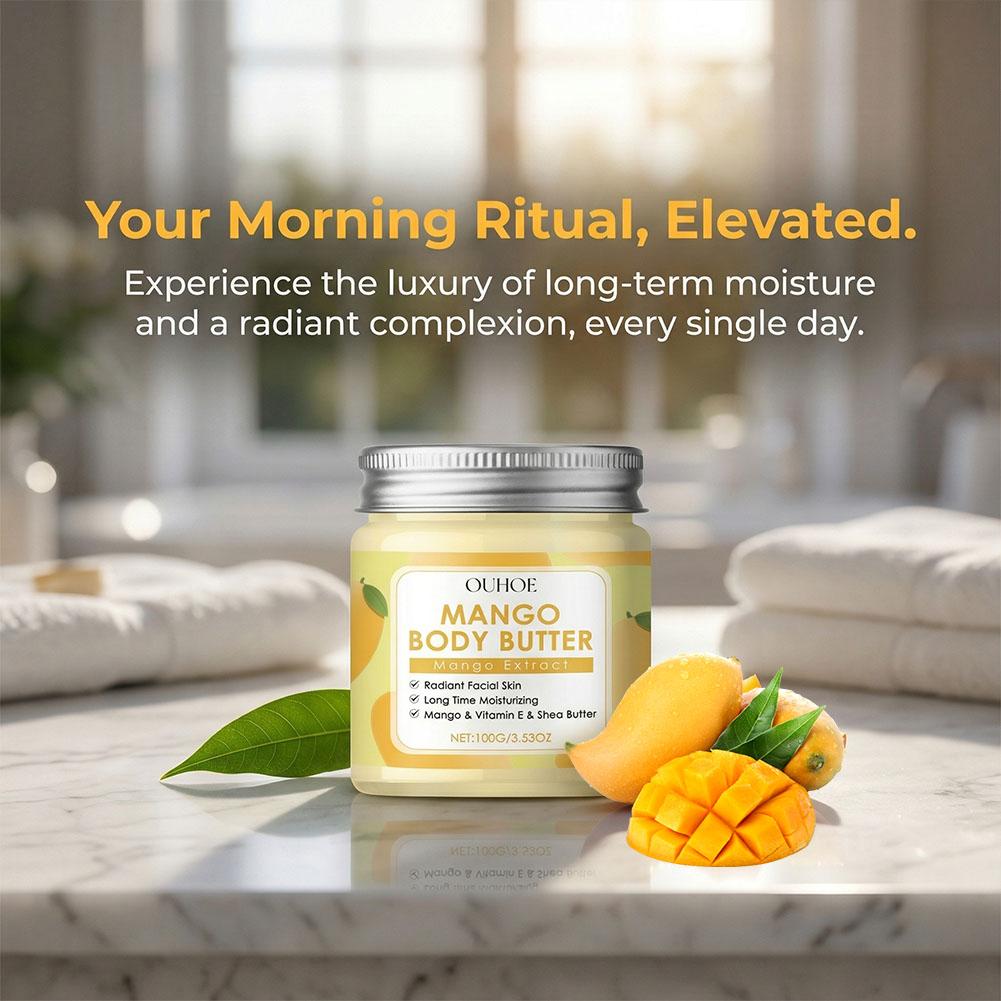 Manteca Corporal de Mango, Cal - Shea Butter Raw reseña y precio