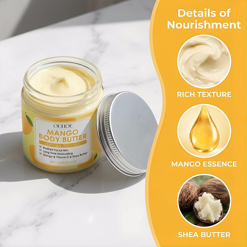 Manteca Corporal de Mango, Cal - Shea Butter Raw reseña y precio