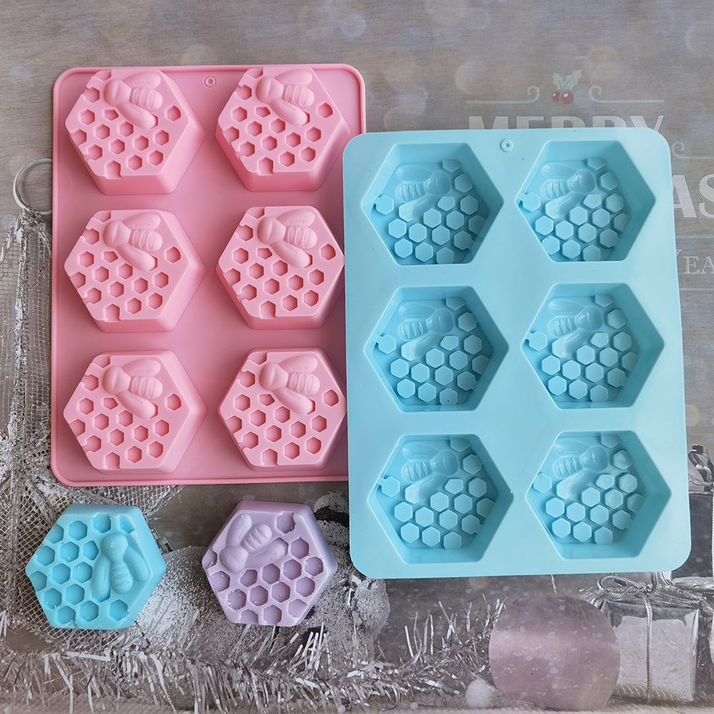 Molde de jabón de abeja Hexago - Soap Making Easy reseña y precio