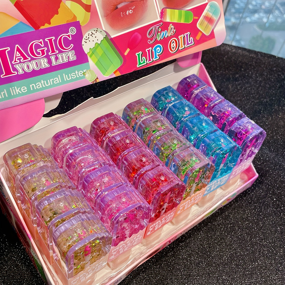 24 brillos labiales con lentej - Shea Butter Raw reseña y precio