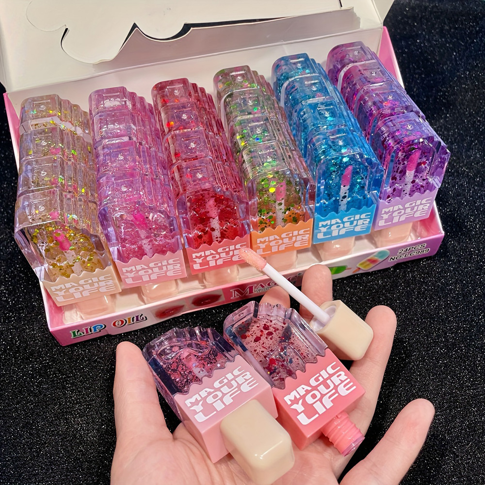 24 brillos labiales con lentej - Shea Butter Raw reseña y precio