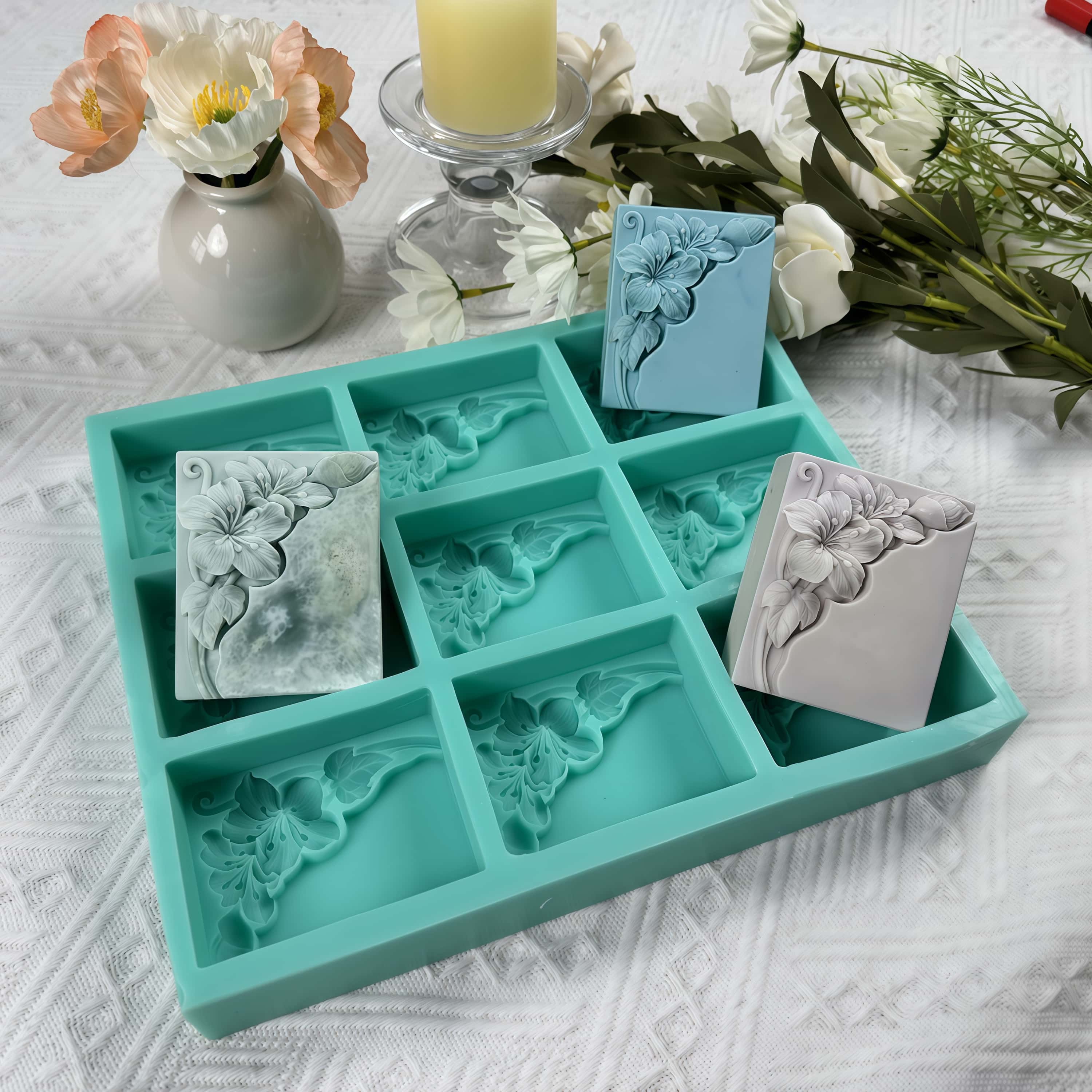 Molde de jabón de flores de Tu - Soap Making Activity reseña y precio