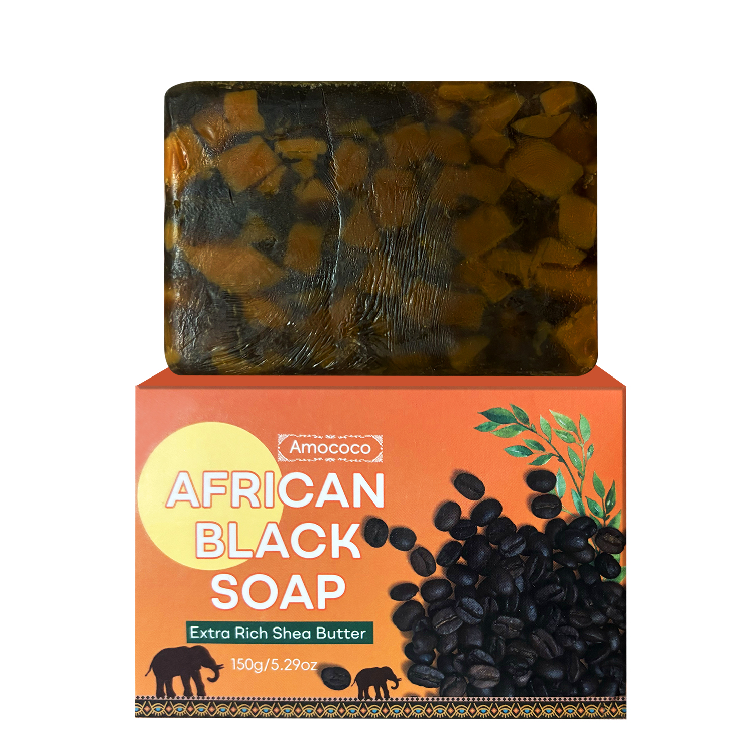 Amococo - Jabón Negro Africano - Shea Butter Raw reseña y precio