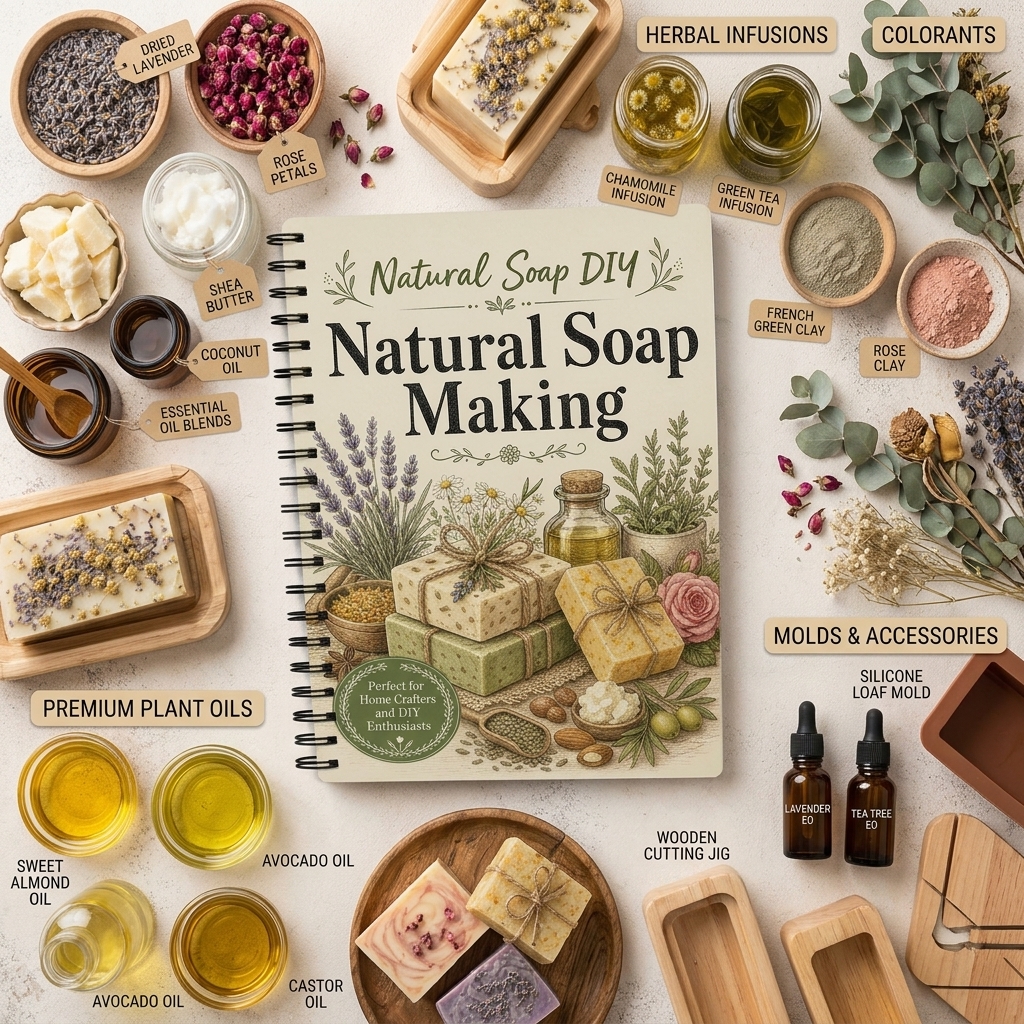 Guía para hacer jabón natural, - Soap Making Recipes Free reseña y precio