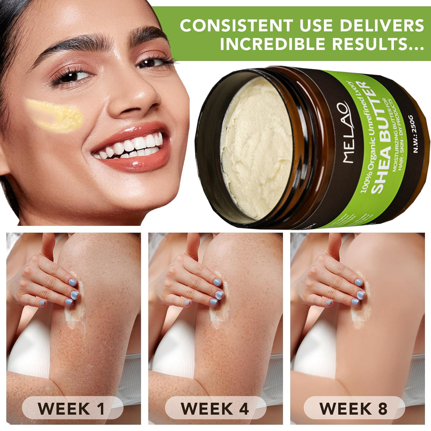 Mantequilla de karité Natural  - Shea Butter Raw reseña y precio