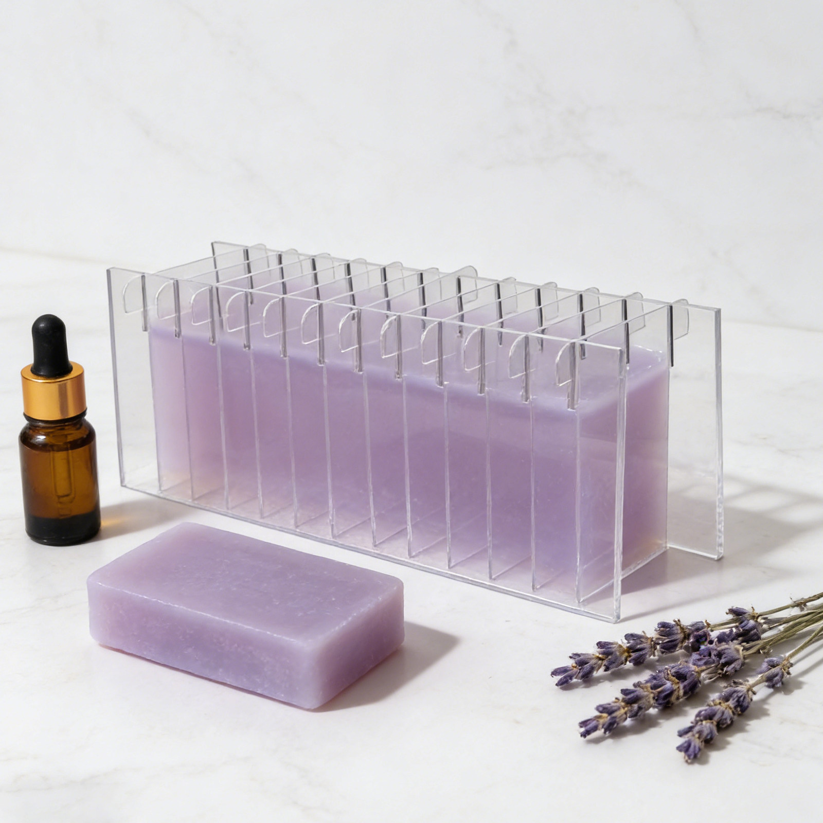 Tablero divisor de jabón acríl - Soap Making Activity reseña y precio