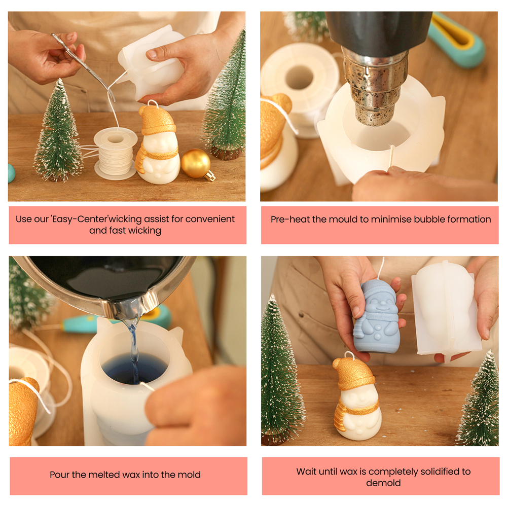 Moldes de silicona para velas  - Soap Making Friends reseña y precio