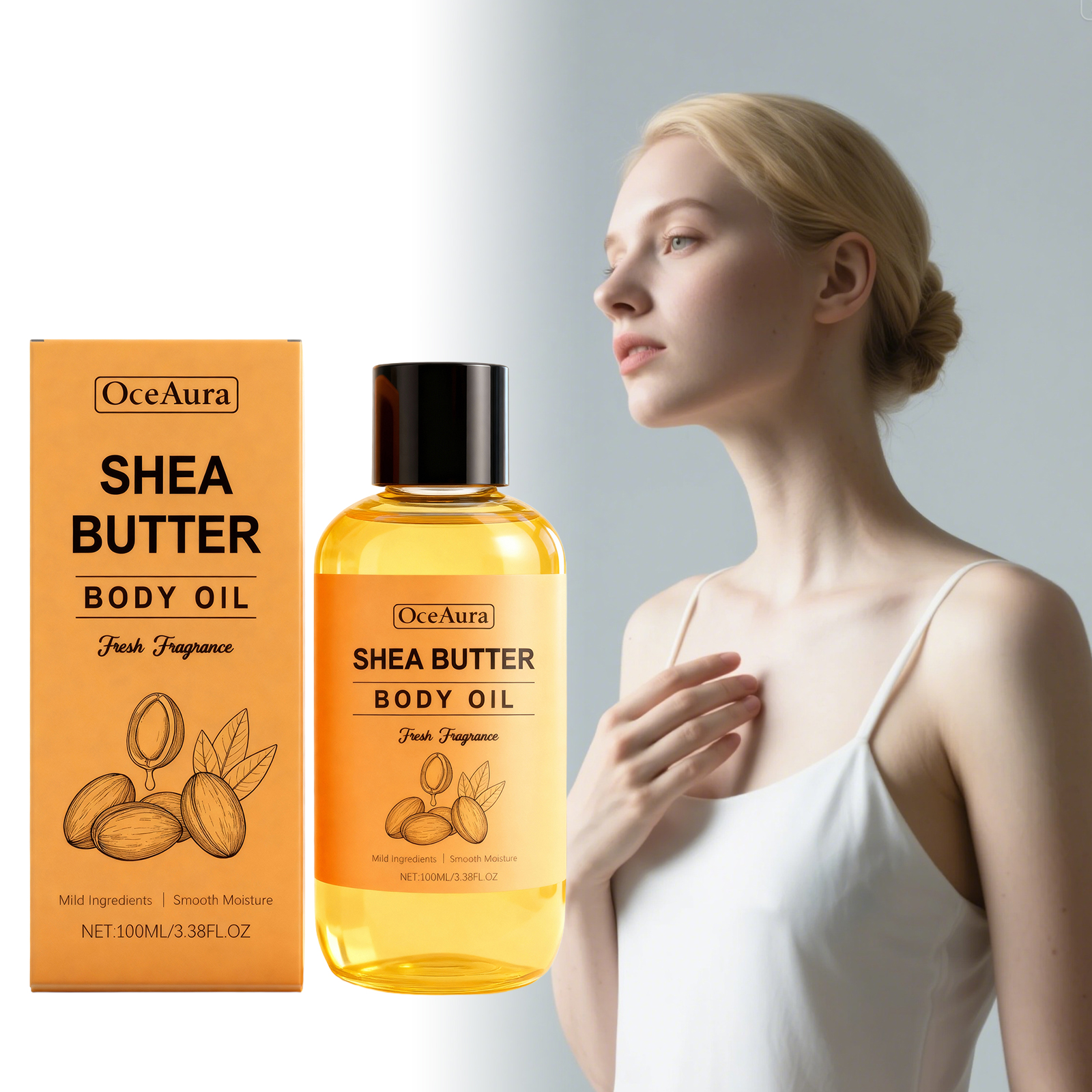 Aceite de Masaje de Manteca de - Shea Butter Raw reseña y precio