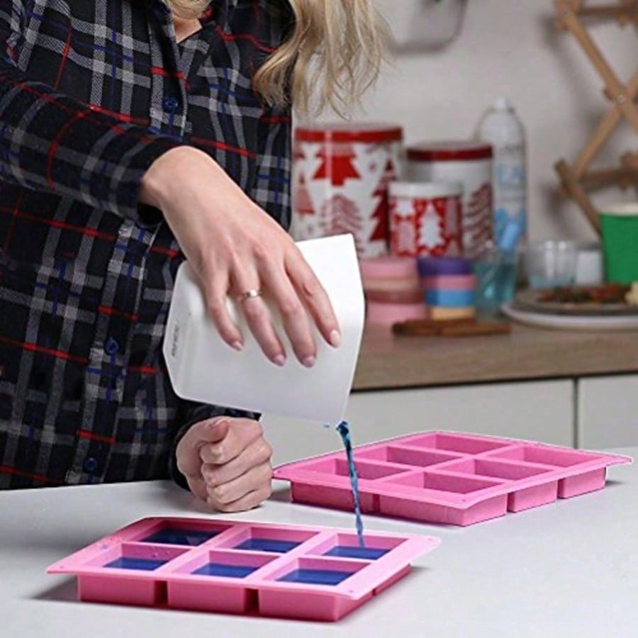 Paquete de 1-2 moldes de silic - Melt Pour Soap Base reseña y precio