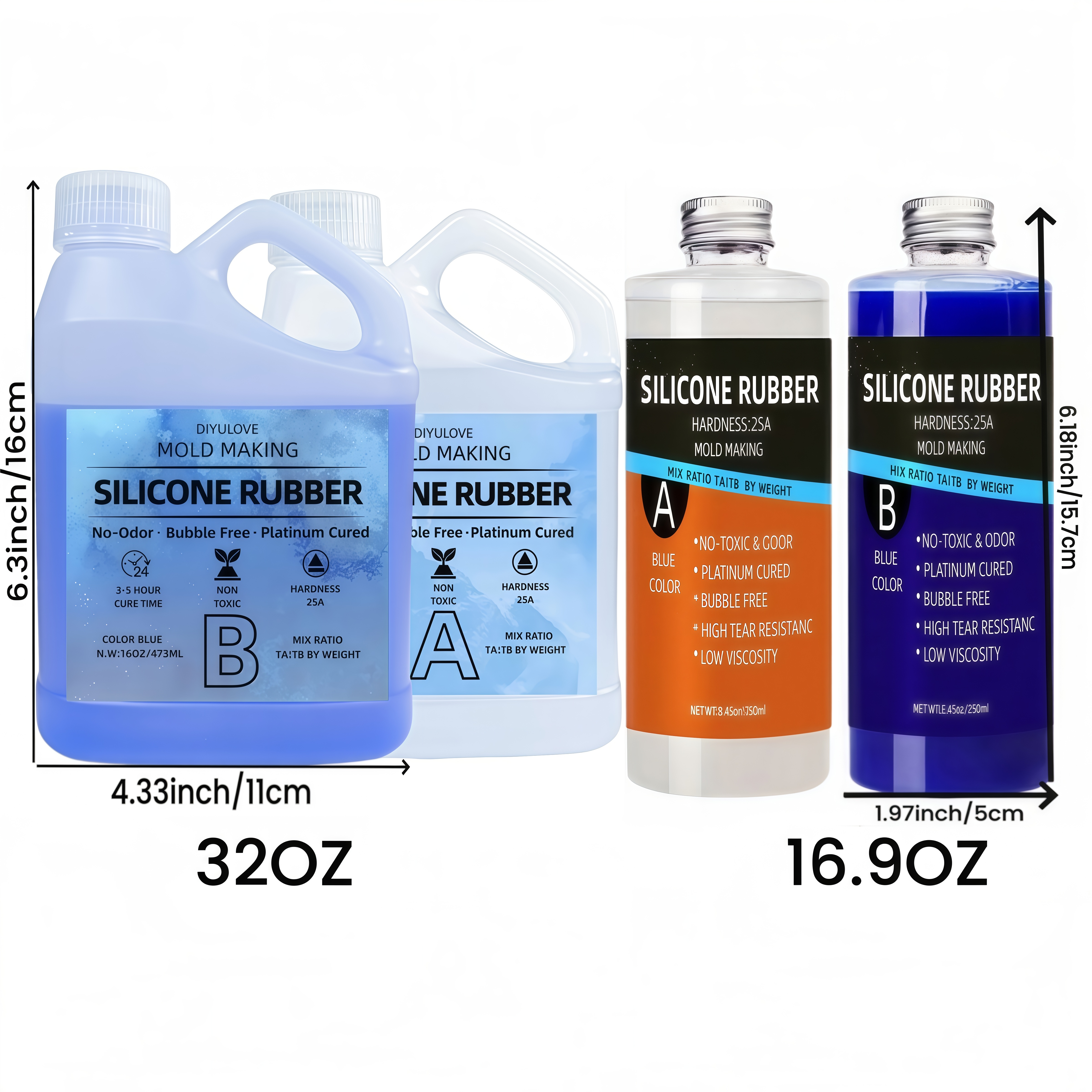 Caucho de silicona de alto ren - Soap Making Easy reseña y precio