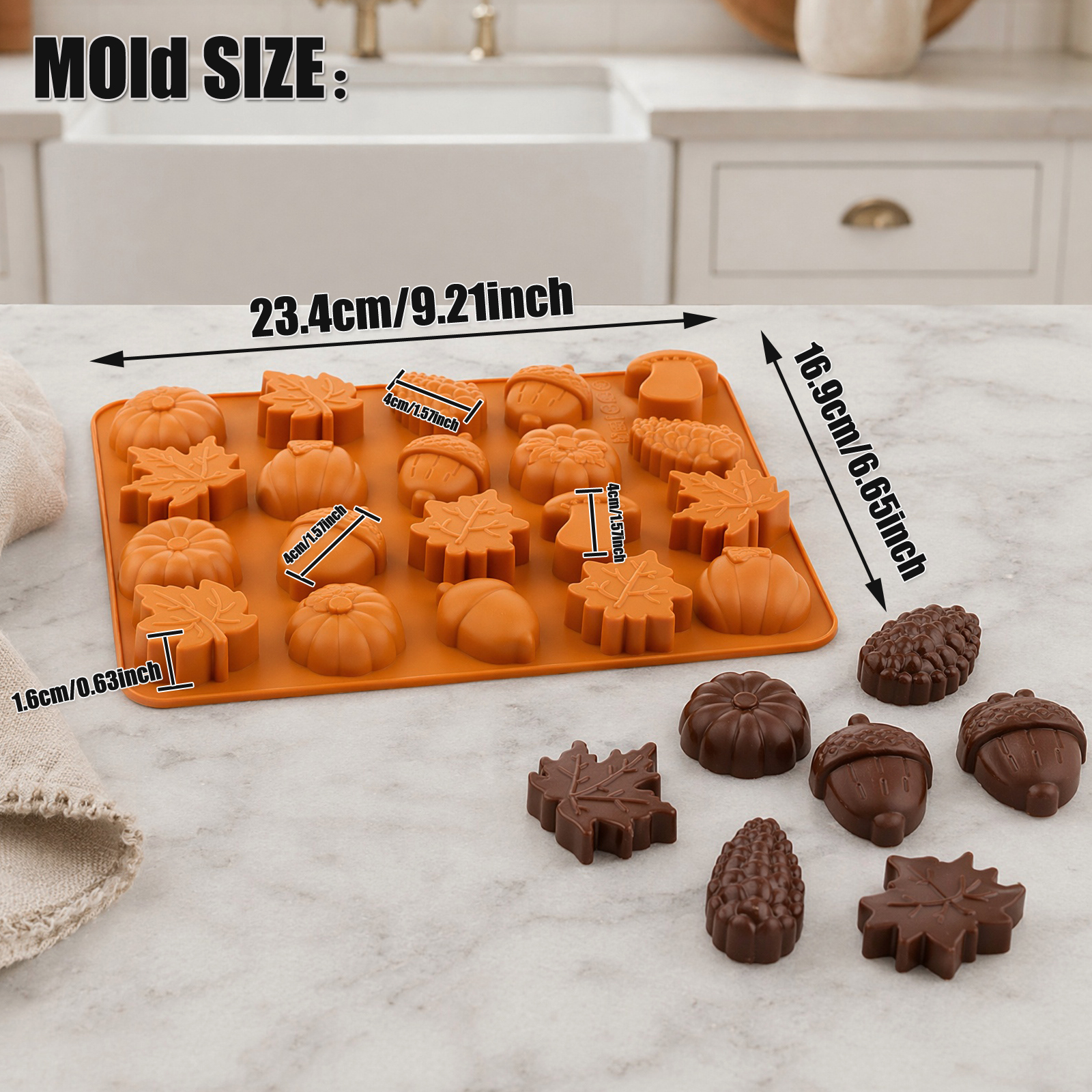 Molde de silicona Harvest con  - Melt Pour Soap Base reseña y precio