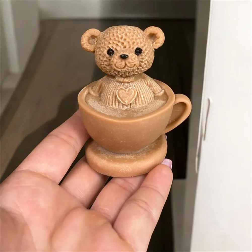 Oso de peluche en taza molde d - Soap Making Jug reseña y precio