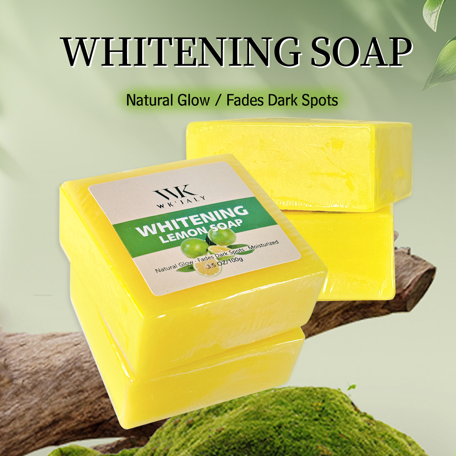 Jabón de limón blanqueador WK  - Shea Butter Raw reseña y precio