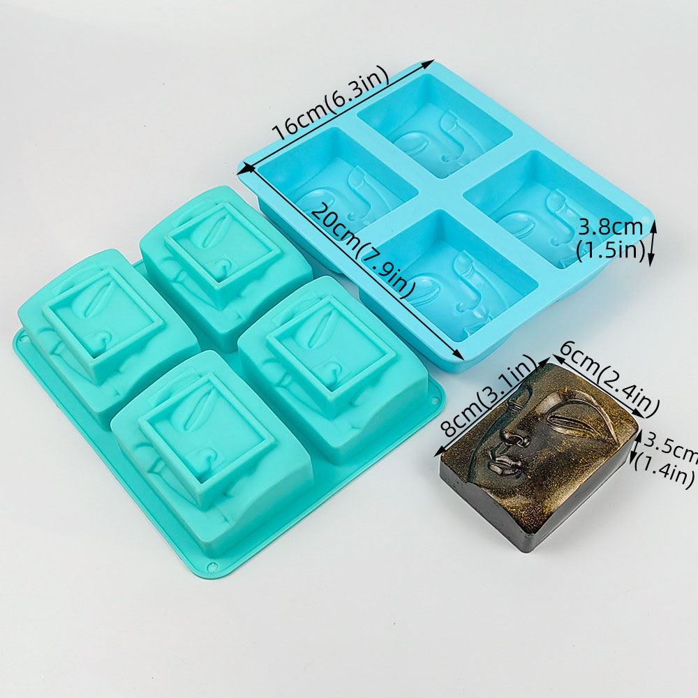 Molde de jabón de retrato de B - Soap Making Activity reseña y precio